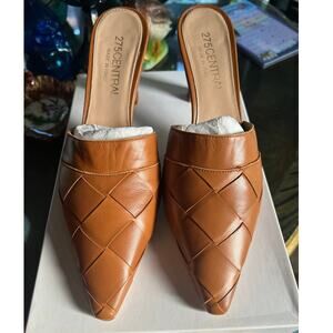 NEW 275 Central CHARA MULE CUOIO LEATHER Size 38 (8)
